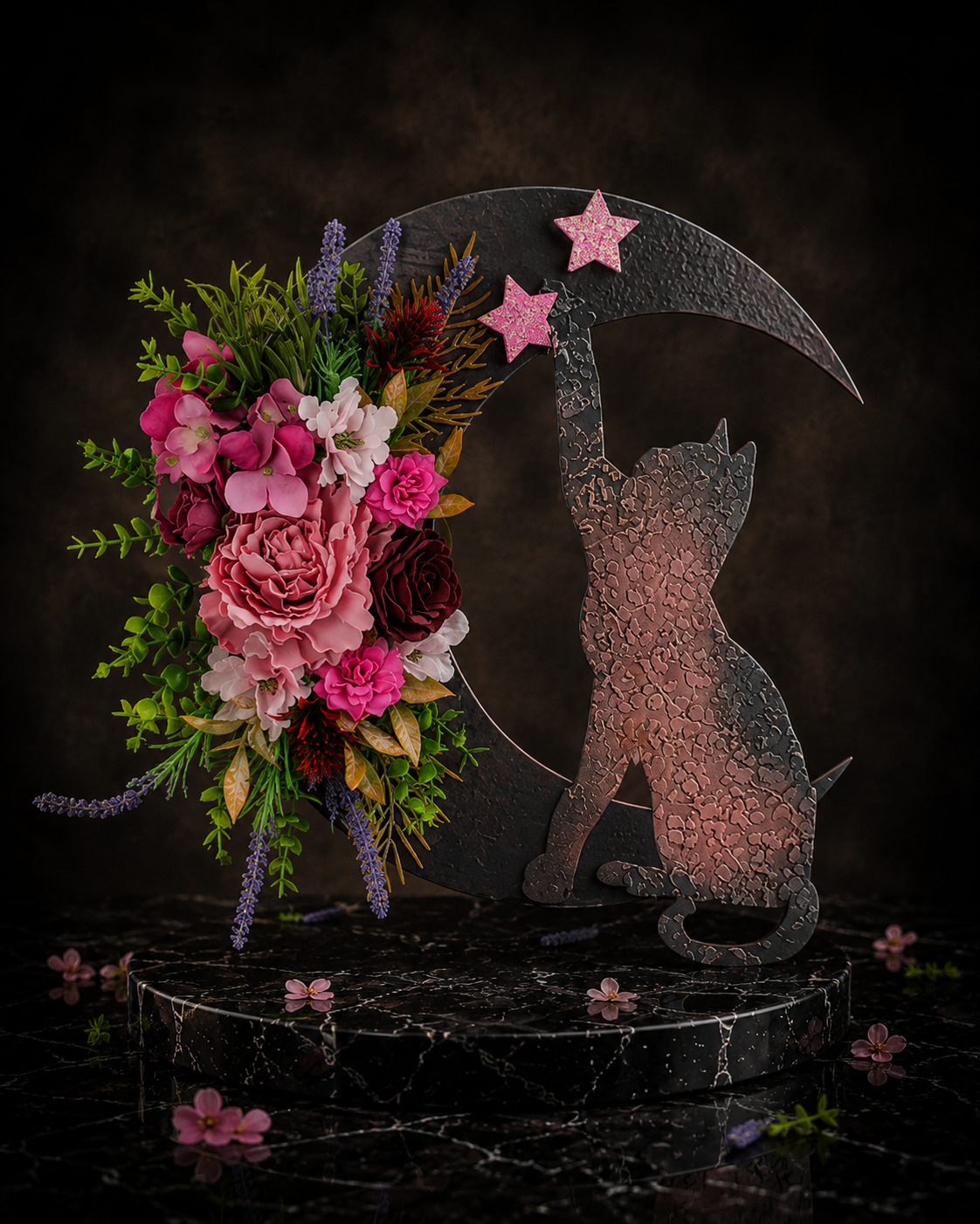 Handmade Midnight Wreaths