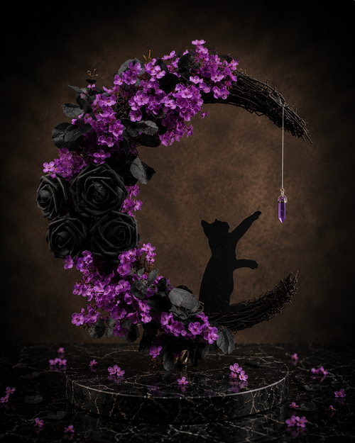 Handmade Midnight Wreaths
